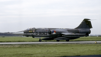 Photo ID 143118 by Joop de Groot. Netherlands Air Force Lockheed F 104G Starfighter, D 8062