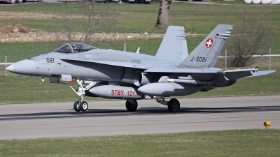 Photo ID 143473 by Andreas Weber. Switzerland Air Force McDonnell Douglas F A 18C Hornet, J 5021