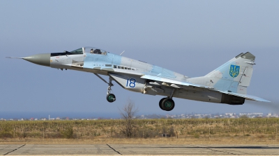 Photo ID 143786 by Chris Lofting. Ukraine Air Force Mikoyan Gurevich MiG 29 9 13, 18 BLUE