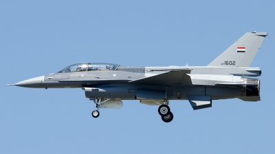 Photo ID 144287 by Brandon Thetford. Iraq Air Force General Dynamics F 16D Fighting Falcon, 1602