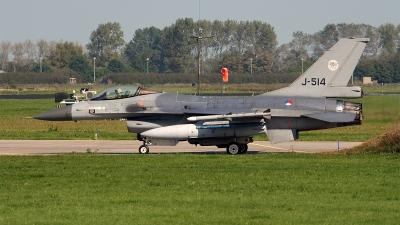 Photo ID 146958 by Jan Eenling. Netherlands Air Force General Dynamics F 16AM Fighting Falcon, J 514