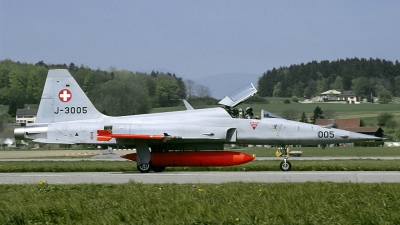 Photo ID 147026 by Joop de Groot. Switzerland Air Force Northrop F 5E Tiger II, J 3005