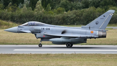 Photo ID 147246 by Rainer Mueller. Spain Air Force Eurofighter C 16 Typhoon EF 2000S, C 16 39