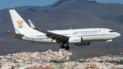 Photo ID 151367 by Alejandro Hernández León. South Africa Air Force Boeing 737 7ED BBJ, ZS RSA