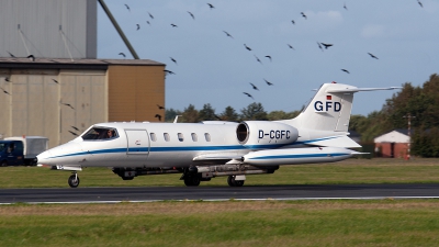 Photo ID 152472 by Jan Eenling. Company Owned GFD Learjet 35A, D CGFC
