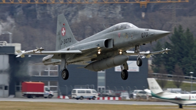 Photo ID 152693 by Niels Roman / VORTEX-images. Switzerland Air Force Northrop F 5E Tiger II, J 3070
