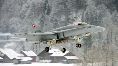 Photo ID 153121 by Joop de Groot. Switzerland Air Force McDonnell Douglas F A 18C Hornet, J 5006