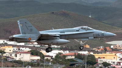 Photo ID 153412 by Bartolomé Fernández. Spain Air Force McDonnell Douglas C 15 Hornet EF 18A, C 15 28
