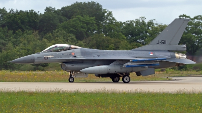 Photo ID 153567 by Niels Roman / VORTEX-images. Netherlands Air Force General Dynamics F 16AM Fighting Falcon, J 511
