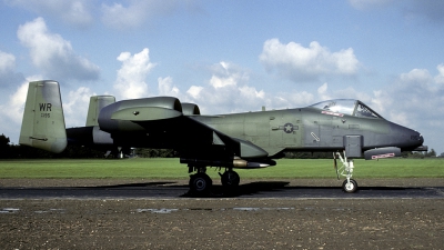 Photo ID 153637 by Joop de Groot. USA Air Force Fairchild A 10A Thunderbolt II, 80 0195