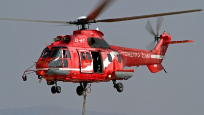 Photo ID 154960 by Niels Roman / VORTEX-images. Greece Fire Department Aerospatiale AS 332L1 Super Puma, SX HFF
