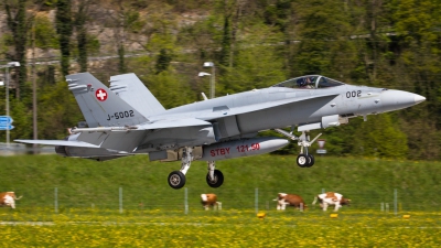 Photo ID 155341 by Mario De Pian. Switzerland Air Force McDonnell Douglas F A 18C Hornet, J 5002