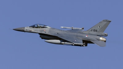 Photo ID 156601 by Caspar Smit. Netherlands Air Force General Dynamics F 16AM Fighting Falcon, J 516
