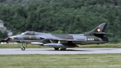 Photo ID 157204 by Joop de Groot. Switzerland Air Force Hawker Hunter F58, J 4093