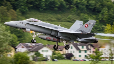 Photo ID 157419 by Mario De Pian. Switzerland Air Force McDonnell Douglas F A 18C Hornet, J 5010