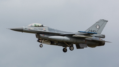Photo ID 157664 by Doug MacDonald. Netherlands Air Force General Dynamics F 16AM Fighting Falcon, J 643