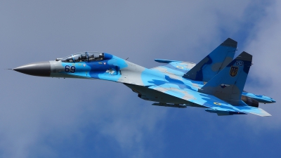 Photo ID 157859 by Lukas Kinneswenger. Ukraine Air Force Sukhoi Su 27UB,  