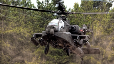 Photo ID 159978 by Ron Kellenaers. Netherlands Air Force Boeing AH 64DN Apache Longbow, Q 13