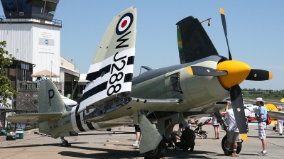 Photo ID 160305 by Gregg Stansbery. Private American Airpower Heritage Flying Museum Hawker Sea Fury FB11, NX15S