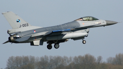 Photo ID 160433 by Arie van Groen. Netherlands Air Force General Dynamics F 16AM Fighting Falcon, J 003