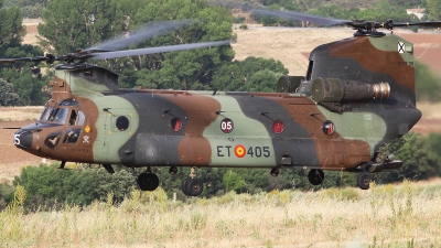 Photo ID 160745 by Ruben Galindo. Spain Army Boeing Vertol CH 47D Chinook, HT 17 05