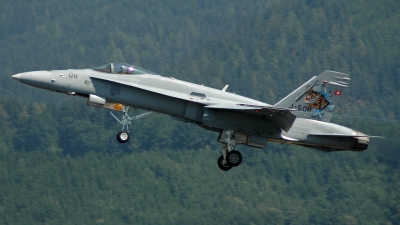 Photo ID 20004 by Radim Spalek. Switzerland Air Force McDonnell Douglas F A 18C Hornet, J 5011