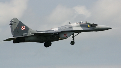 Photo ID 161668 by Arie van Groen. Poland Air Force Mikoyan Gurevich MiG 29A 9 12A, 40