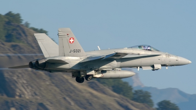 Photo ID 161751 by Sven Zimmermann. Switzerland Air Force McDonnell Douglas F A 18C Hornet, J 5021