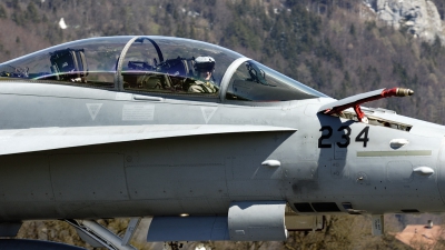 Photo ID 20094 by Jochem Kos. Switzerland Air Force McDonnell Douglas F A 18D Hornet, J 5234