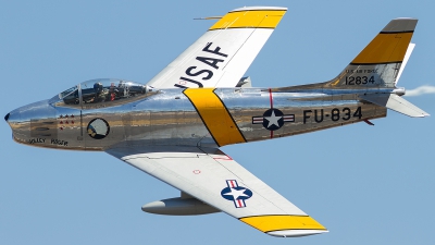 Photo ID 162455 by Jaysen F. Snow - Sterling Aerospace Photography. Private Planes of Fame Air Museum North American F 86F Sabre, NX186AM