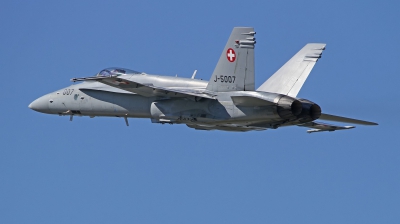 Photo ID 163377 by Tobias Ader. Switzerland Air Force McDonnell Douglas F A 18C Hornet, J 5007