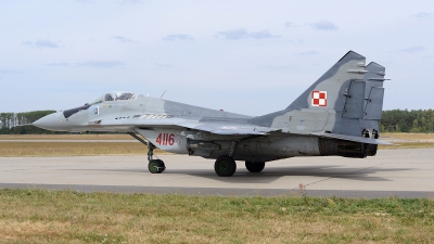 Photo ID 163872 by Lieuwe Hofstra. Poland Air Force Mikoyan Gurevich MiG 29G 9 12A, 4116