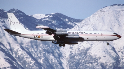 Photo ID 164418 by Sergio Gava. Spain Air Force Boeing 707 331C, T 17 2