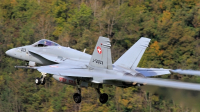 Photo ID 165001 by Milos Ruza. Switzerland Air Force McDonnell Douglas F A 18C Hornet, J 5003