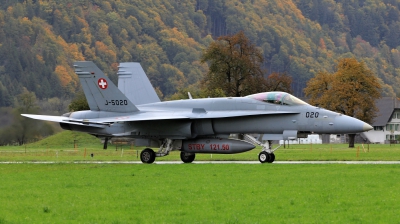 Photo ID 165294 by Milos Ruza. Switzerland Air Force McDonnell Douglas F A 18C Hornet, J 5020