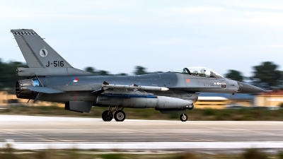 Photo ID 165879 by Marco Casaleiro. Netherlands Air Force General Dynamics F 16AM Fighting Falcon, J 516