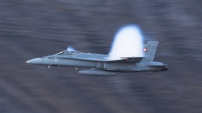 Photo ID 20546 by Jens Wiemann. Switzerland Air Force McDonnell Douglas F A 18C Hornet, J 5023