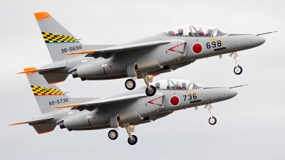 Photo ID 168090 by Mark Munzel. Japan Air Force Kawasaki T 4, 36 5698