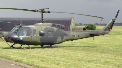 Photo ID 2182 by frank van de waardenburg. Germany Air Force Bell UH 1D Iroquois 205, 70 81