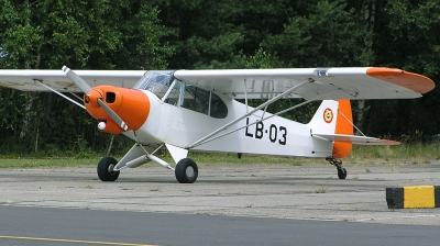 Photo ID 168658 by Arie van Groen. Belgium Air Force Piper L 21B Super Cub PA 18 135, LB 03