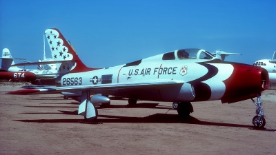 Photo ID 168855 by Rainer Mueller. USA Air Force Republic F 84F Thunderstreak, 52 6563