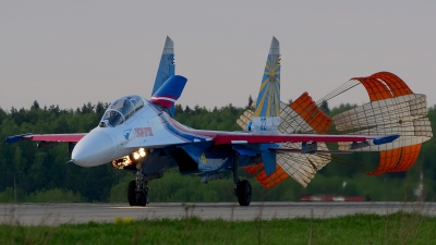 Photo ID 168859 by Vladimir Vorobyov. Russia Air Force Sukhoi Su 27UB,  