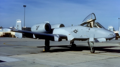 Photo ID 169483 by Rainer Mueller. USA Air Force Fairchild A 10A Thunderbolt II, 78 0703