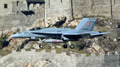Photo ID 171540 by Isch Eduard. Switzerland Air Force McDonnell Douglas F A 18C Hornet, J 5003