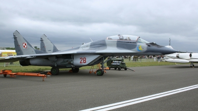 Photo ID 171592 by Arie van Groen. Poland Air Force Mikoyan Gurevich MiG 29UB 9 51, 28