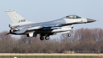 Photo ID 173514 by Carl Brent. Netherlands Air Force General Dynamics F 16AM Fighting Falcon, J 006