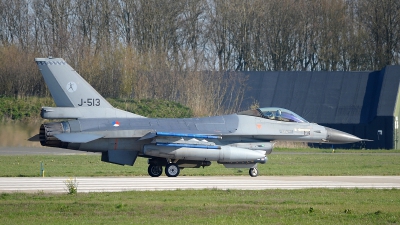 Photo ID 174640 by Peter Boschert. Netherlands Air Force General Dynamics F 16AM Fighting Falcon, J 513
