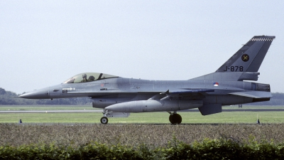 Photo ID 174940 by Joop de Groot. Netherlands Air Force General Dynamics F 16A Fighting Falcon, J 878