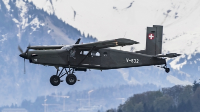 Photo ID 175510 by Martin Thoeni - Powerplanes. Switzerland Air Force Pilatus PC 6 B2 H2M 1 Turbo Porter, V 632