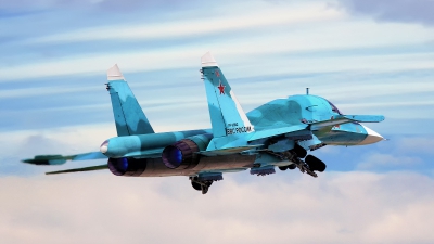 Photo ID 178147 by Sergey Chaikovsky. Russia Air Force Sukhoi Su 34 Fullback, RF 95842